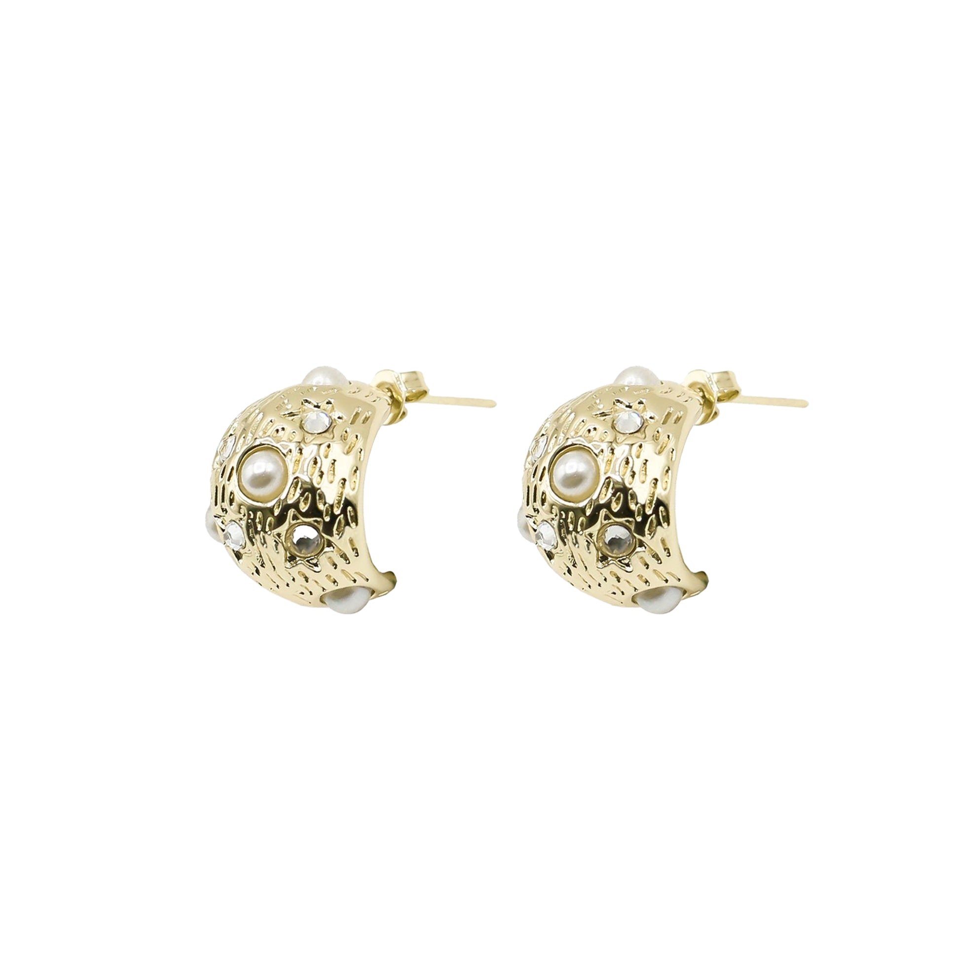 AEC Paris Earrings Pearl Gold
