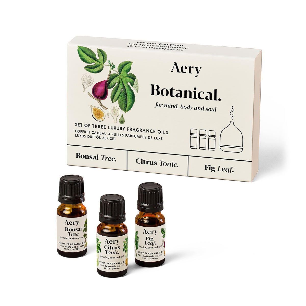 Aery Living Botanical 10ml Fragrance Oil Set (3) Gift Set Gift Set