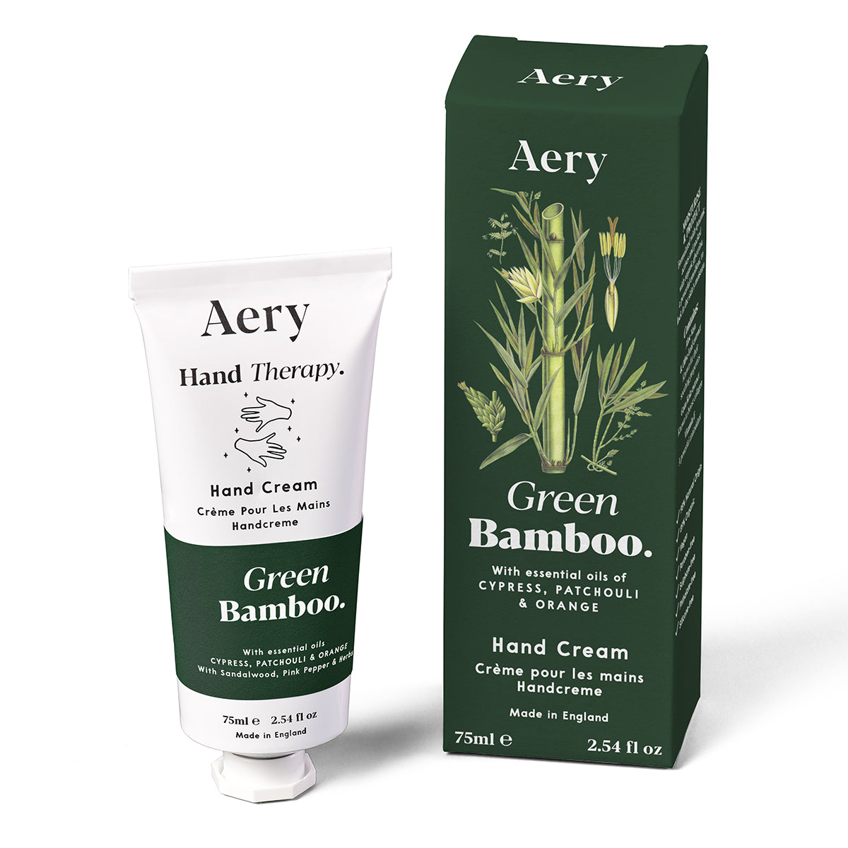 Aery Living Botanical Green 75ml Hand Cream Green Bamboo
