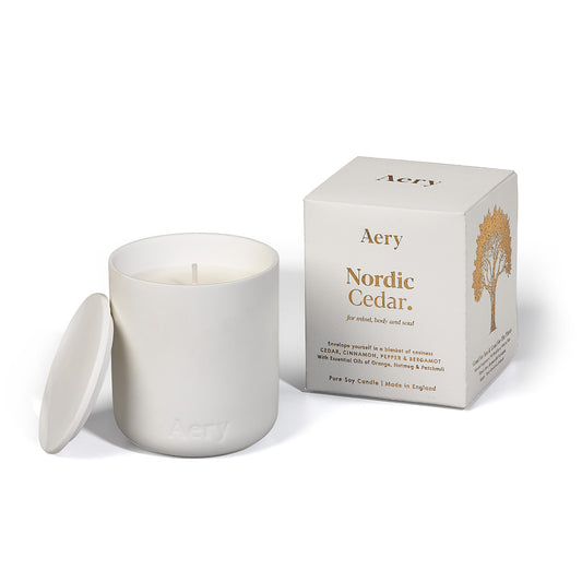 Aery Living Fernweh 280g Candle with Lid Nordic Cedar