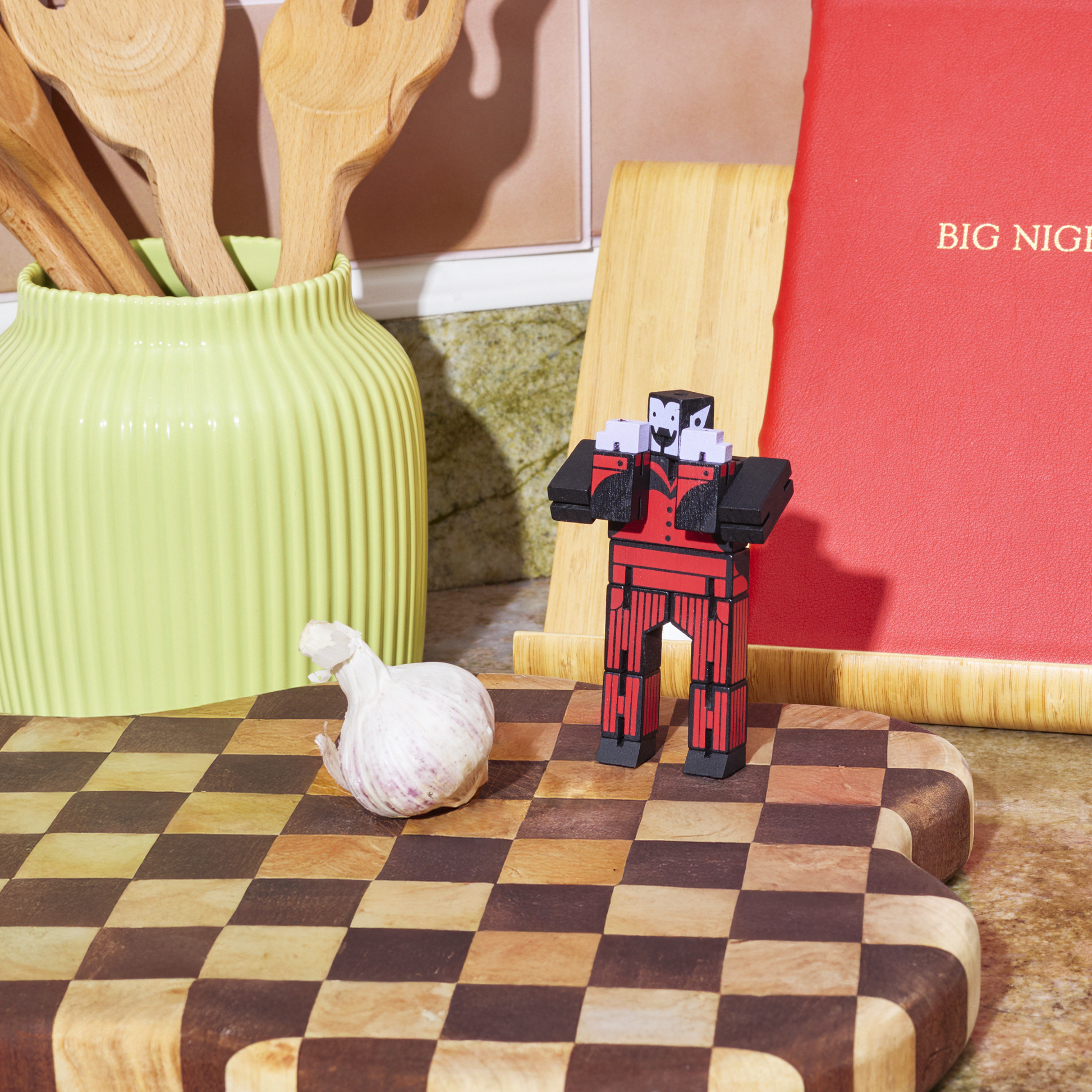 Areaware Cubebot Micro Supernatural Vampire Robot Toy Robot Toy