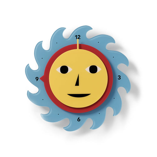 Areaware Dusen Dusen Everybody Clock Blue
