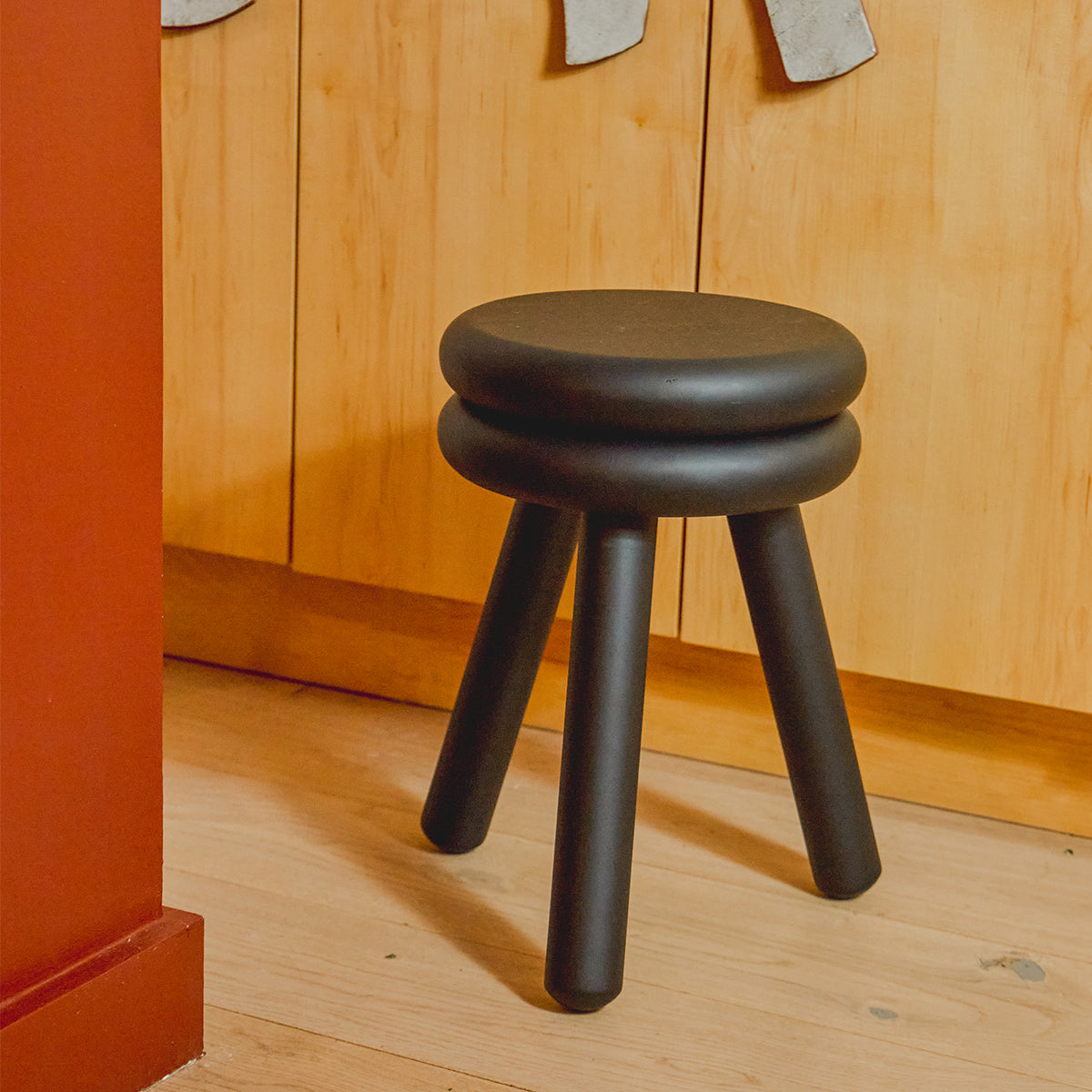 Areaware Pluma Stool Tall Black