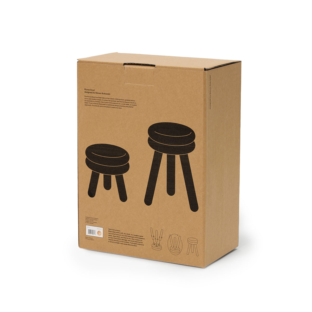 Areaware Pluma Stool Tall Black