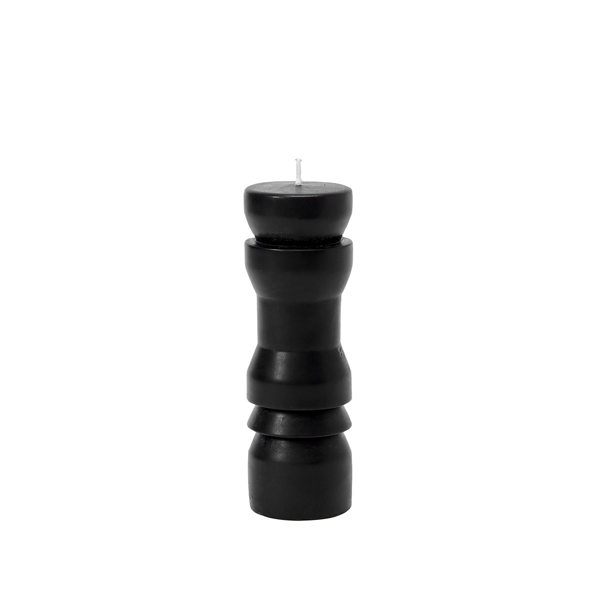 Totem Candle Black Medium