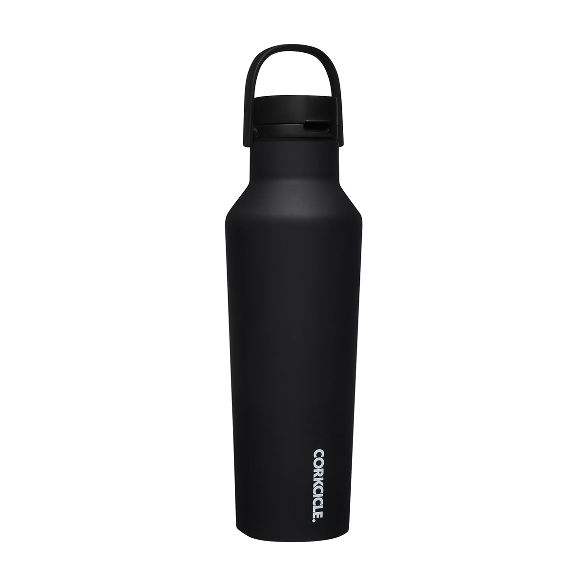 Corkcicle Series A Sports Canteen 600ml - Black Insulated Stainless Steel Bottle Insulated Stainless Steel Bottle