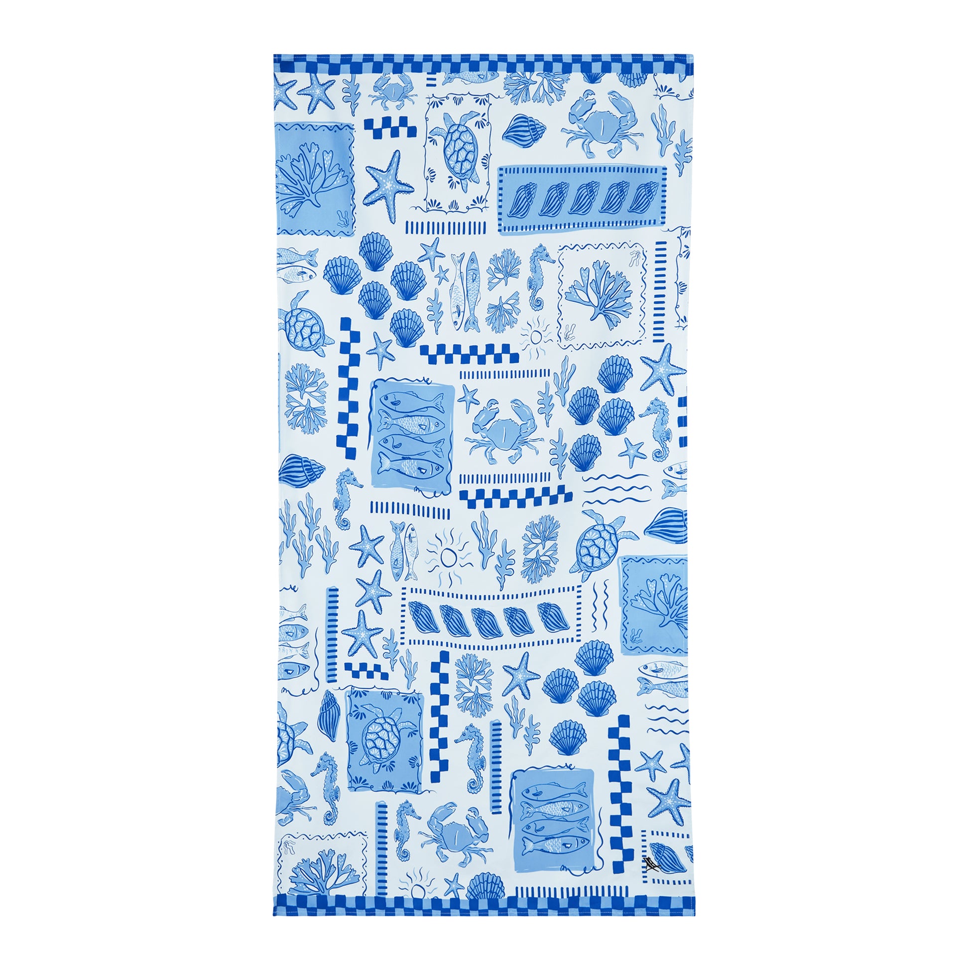 Dock & Bay Beach Towel Designed Collection L Grecian Shores 100% Recycled 100% Recycled