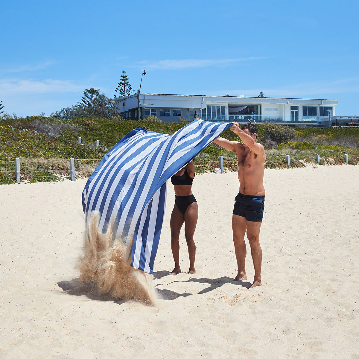 Dock & Bay Beach Towel For Two 2XL Whitsunday Blue 100% Recycled 100% Recycled