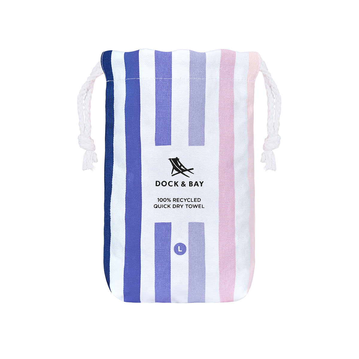 Dock & Bay Beach Towel Summer Collection L Dusk to Dawn 100% Recycled 100% Recycled