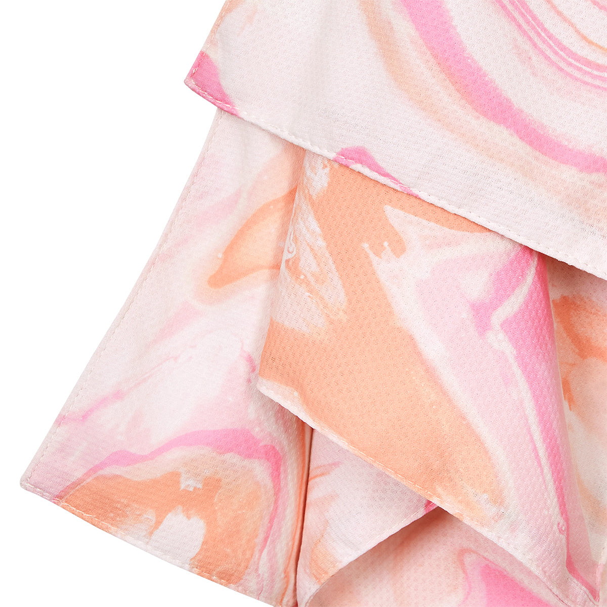 Cooling Towel Marble Collection Peach Melba