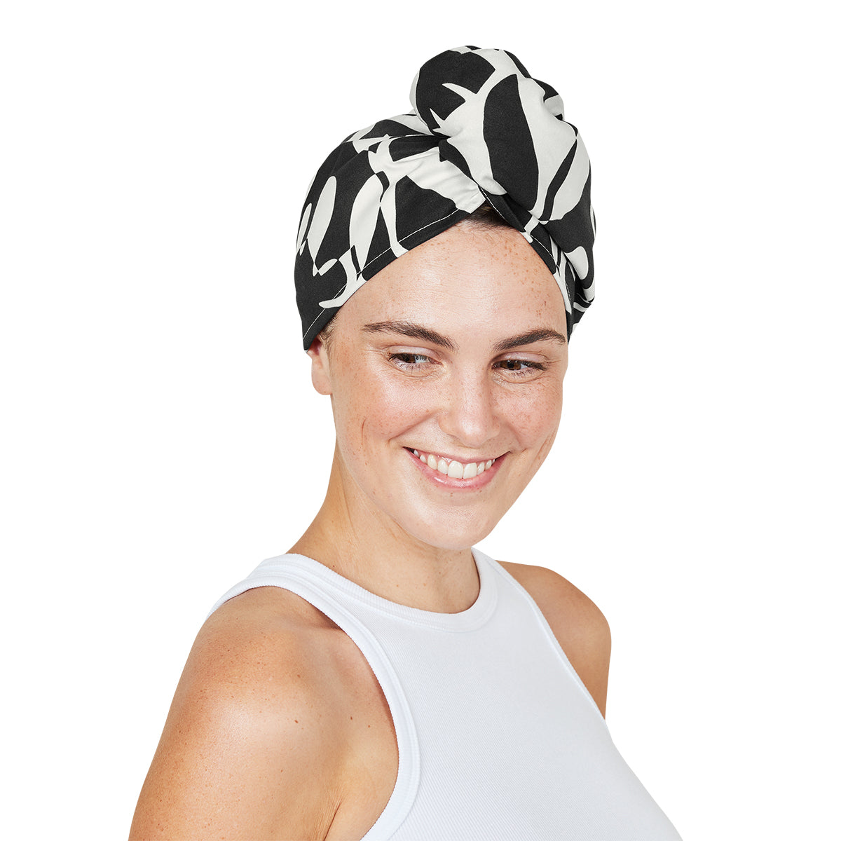 Dock & Bay Hair Wrap Collection Midnight Monochrome 100% Recycled 100% Recycled