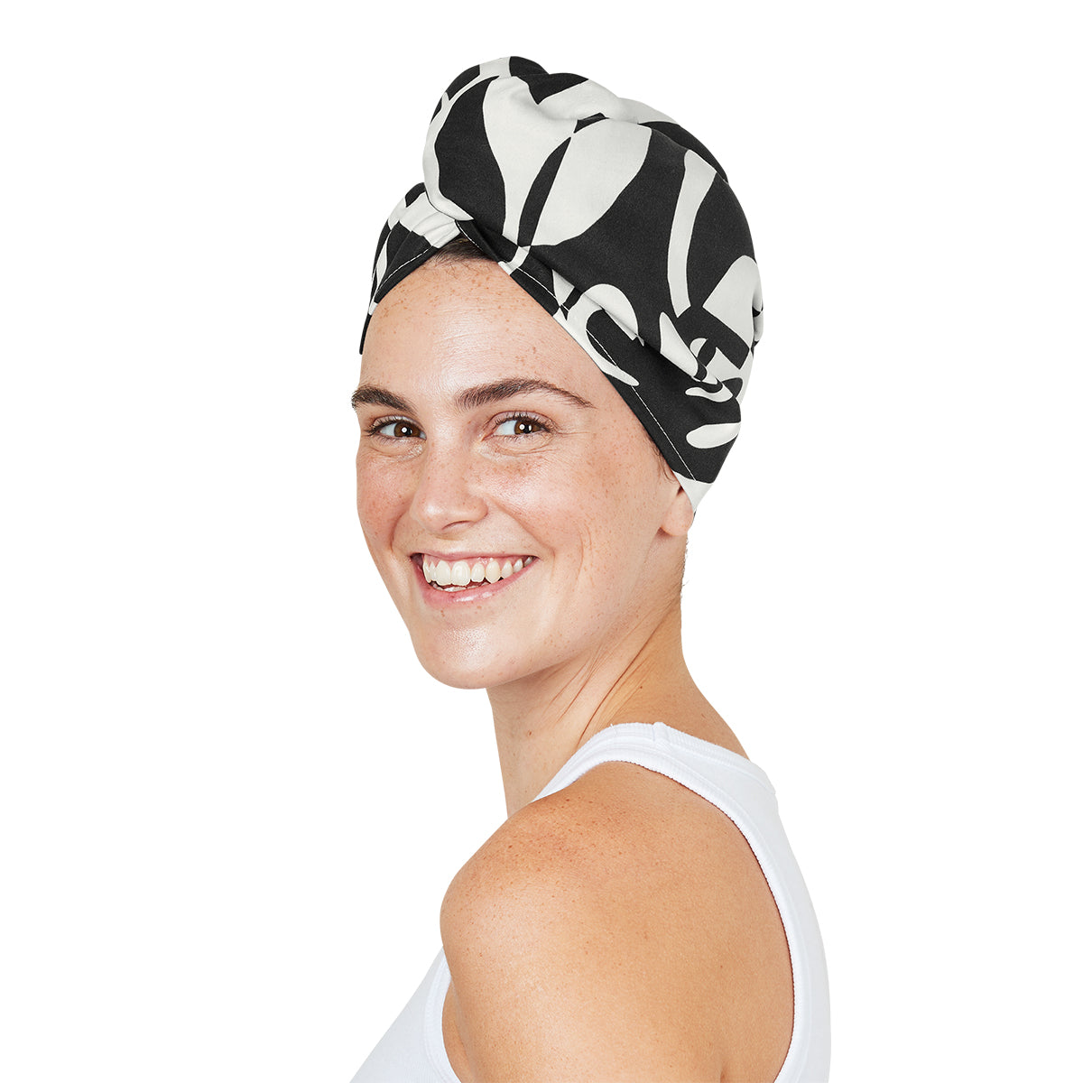 Dock & Bay Hair Wrap Collection Midnight Monochrome 100% Recycled 100% Recycled