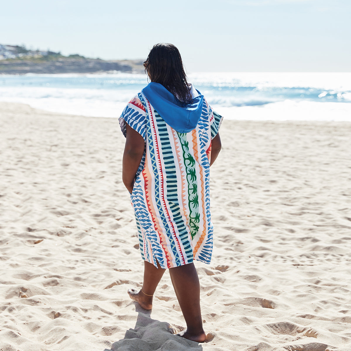 Dock & Bay Poncho Adult Collection Palm Beach 100% Recycled 100% Recycled