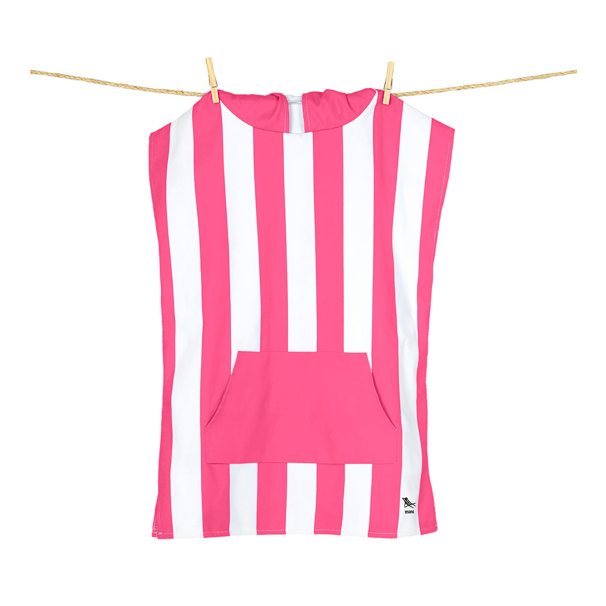 Dock & Bay Poncho Mini Cabana Collection Phi Phi Pink 100% Recycled 100% Recycled