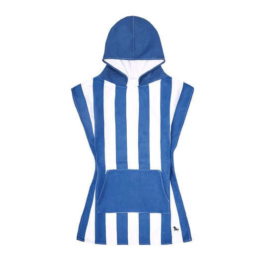 Dock & Bay Poncho Mini Cabana Collection Whitsunday Blue 100% Recycled 100% Recycled