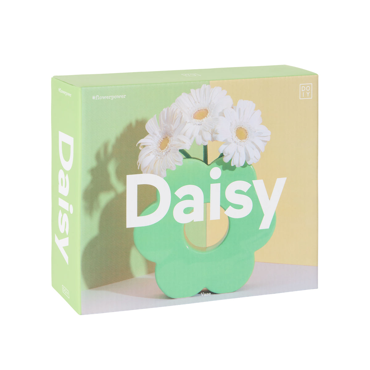 Daisy Vase Green