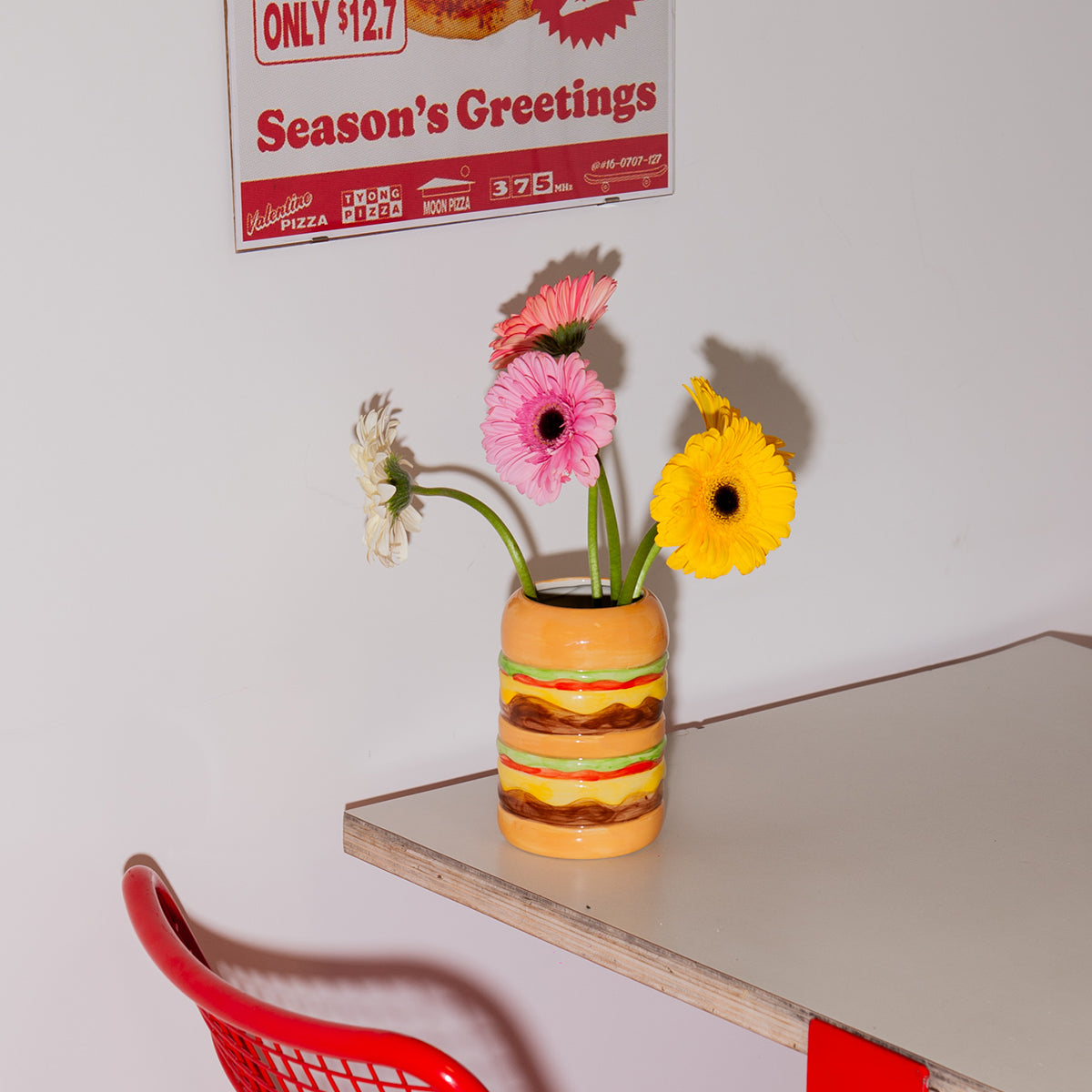 DOIY Fast Food Vase Burger