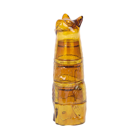 DOIY Kitty Ginger Stacking Glasses Stacking Glasses