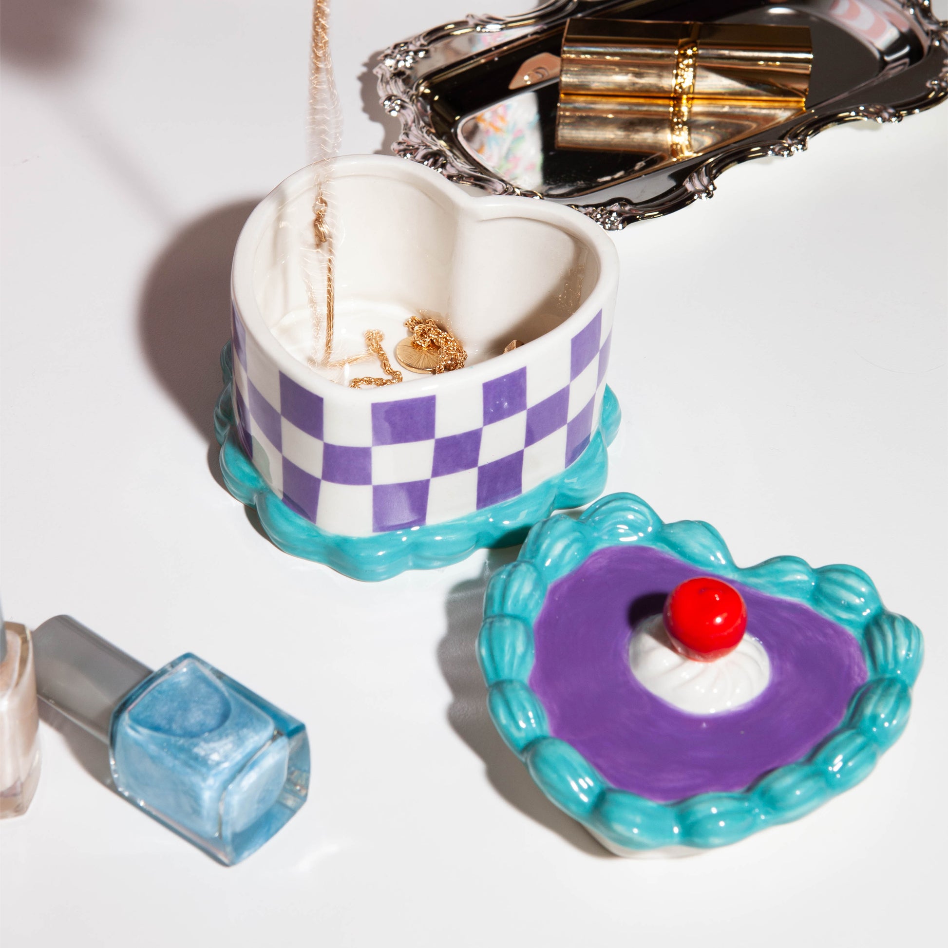 DOIY Sweetie Storage Box Cake Heart