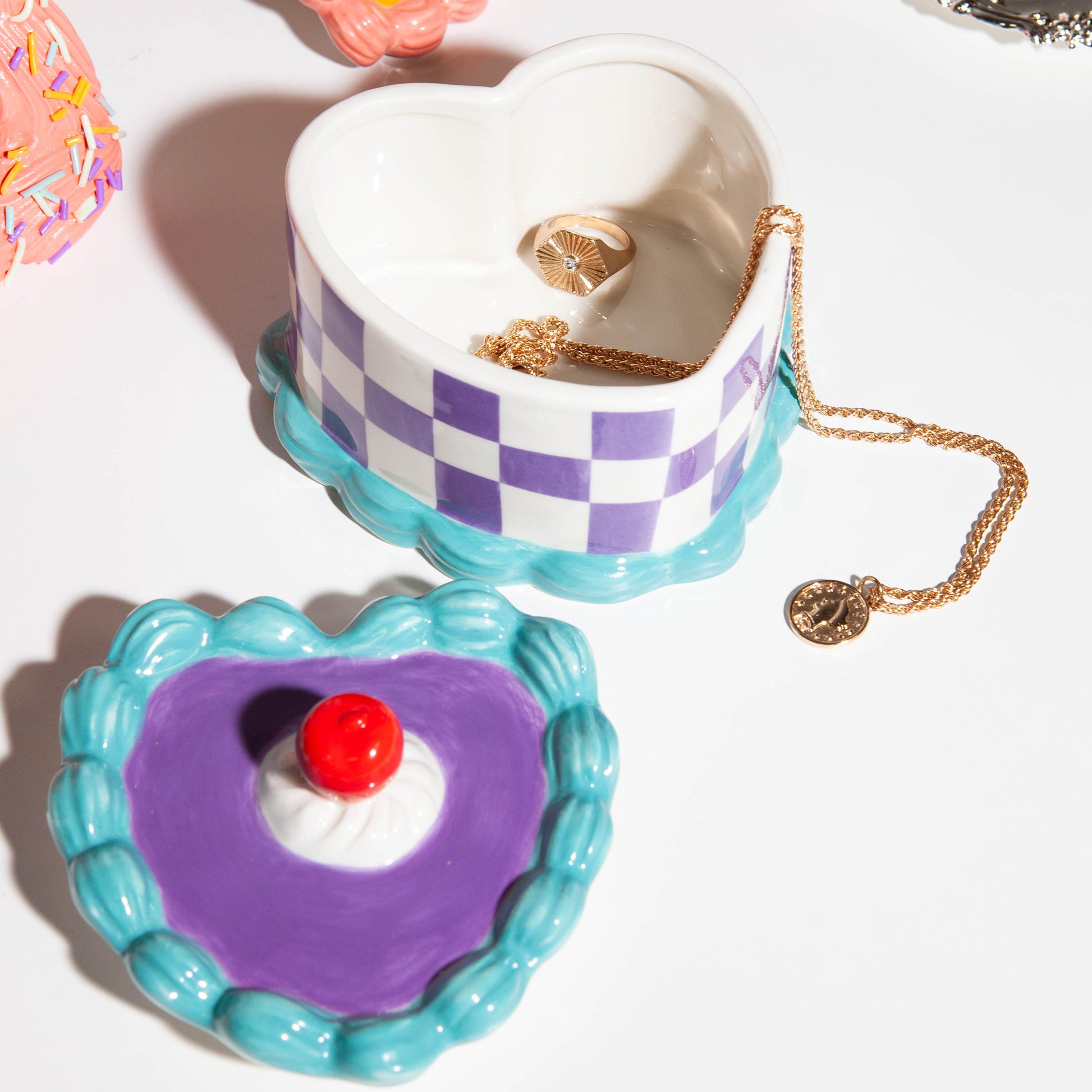 DOIY Sweetie Storage Box Cake Heart