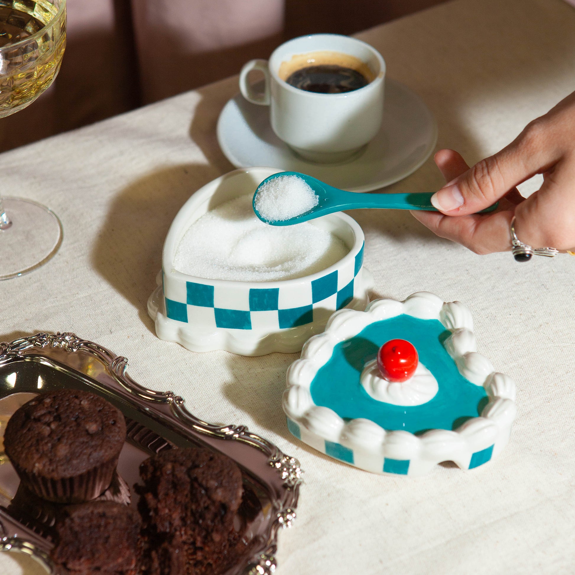 DOIY Sweetie Sugar Bowl