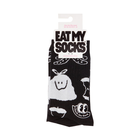 Eat My Socks Crew Socks Trash