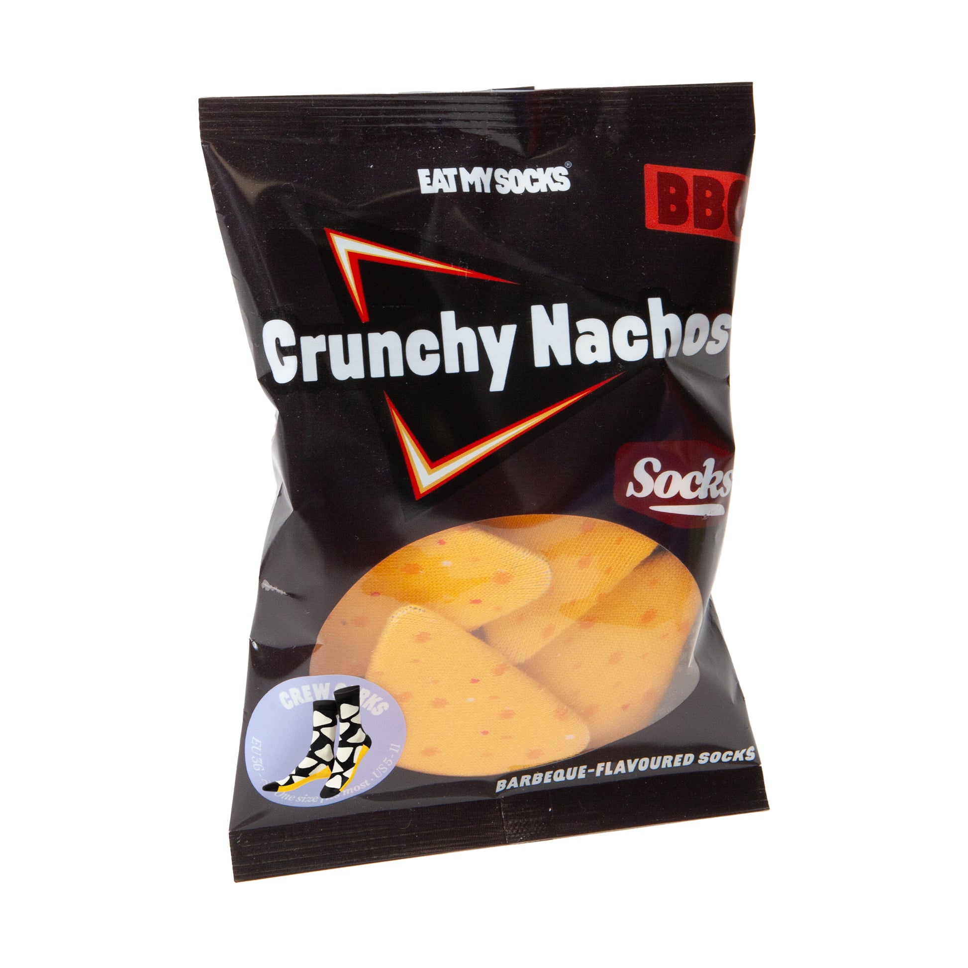 Eat My Socks Socks Crunchy Nachos BBQ