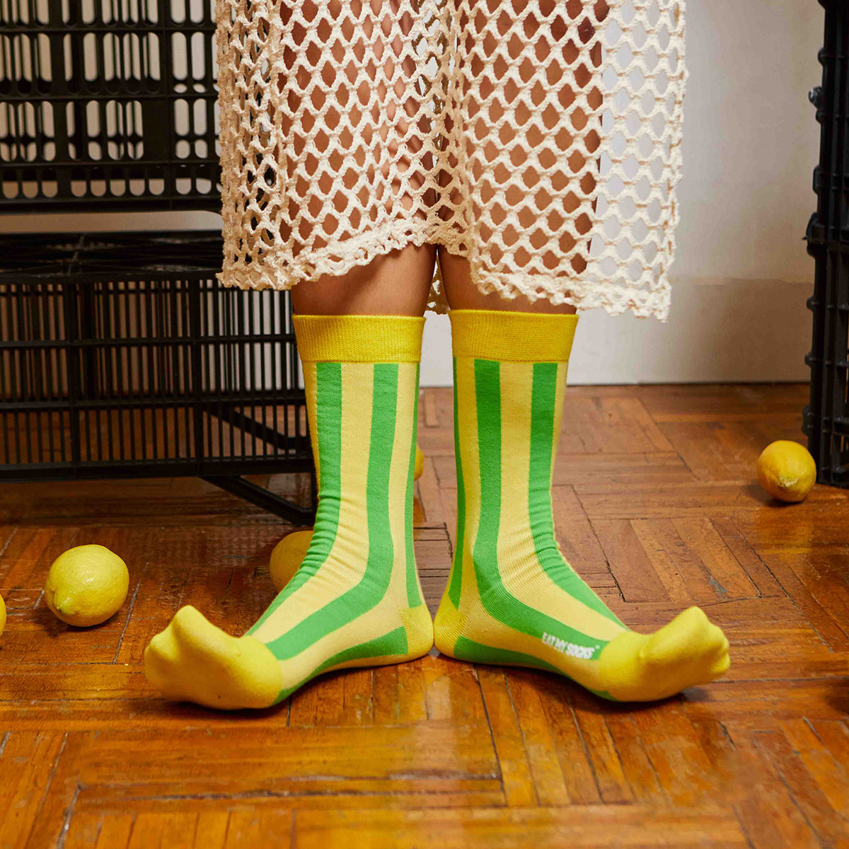 Eat My Socks Socks Fresh Lemons (2 pairs)