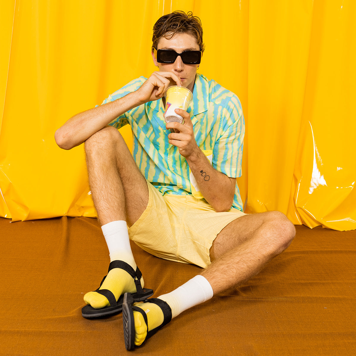 Socks Iced Tea Lemon (2 pairs)