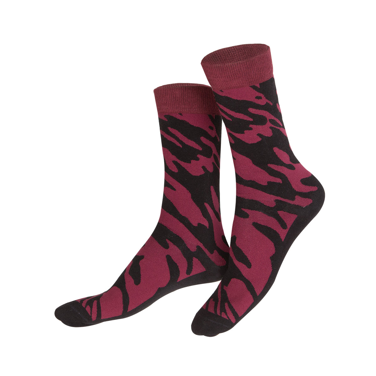 Eat My Socks Socks Wine Red