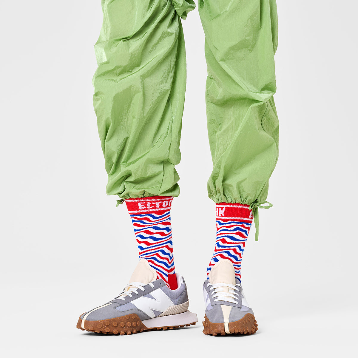 Elton John Striped Sock (000669)