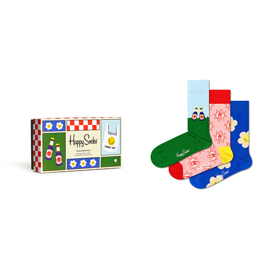 Happy Socks Gift Set Picnic Time (6300) Socks 3-Pack