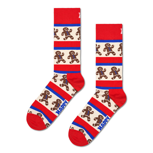Gingerbread Stripe Sock (4300)