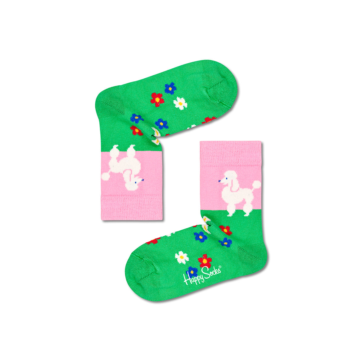 Happy Socks Kids Poodle & Flowers Sock (7300)