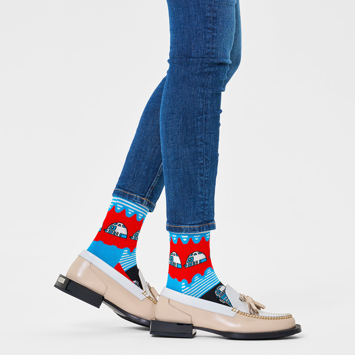 Happy Socks Star Wars R2-D2 Sock (6700)