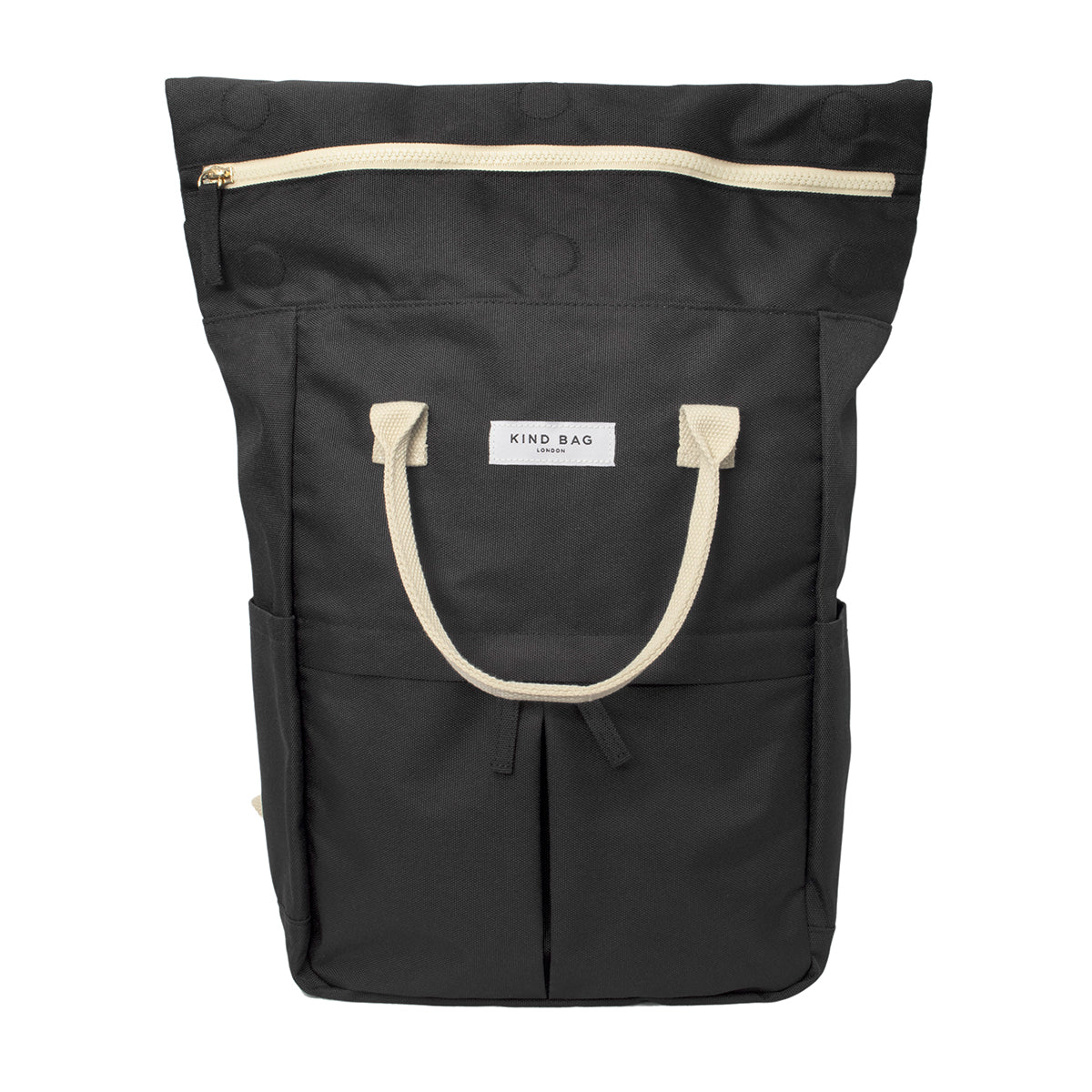 Kind Bag Backpack Medium Pebble Black