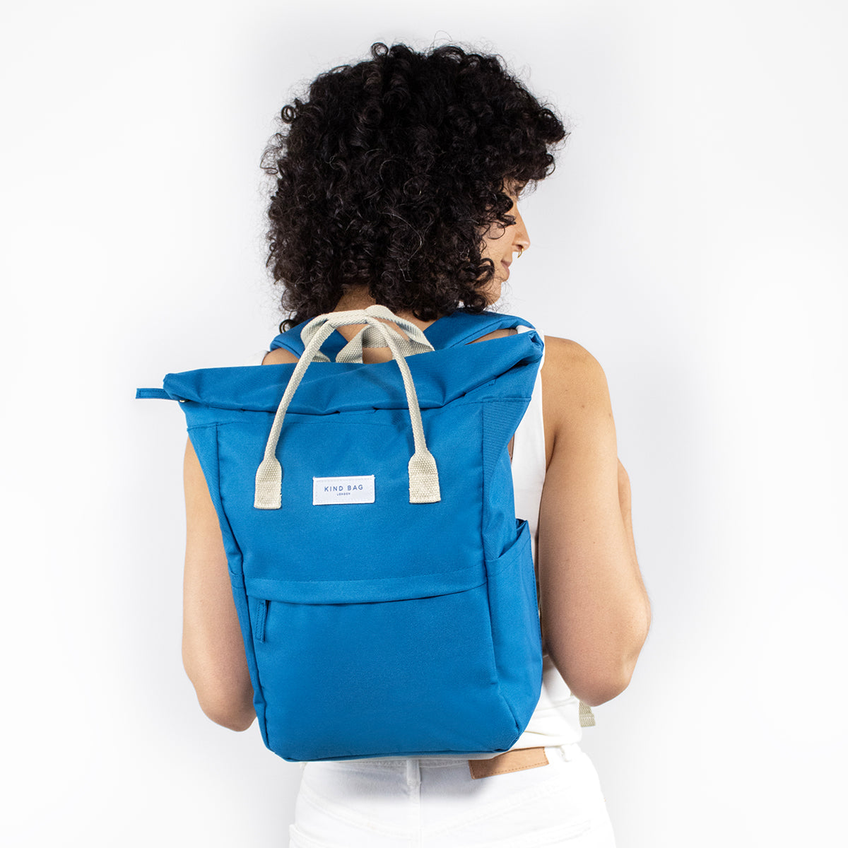 Kind Bag Backpack Medium Petrol Blue