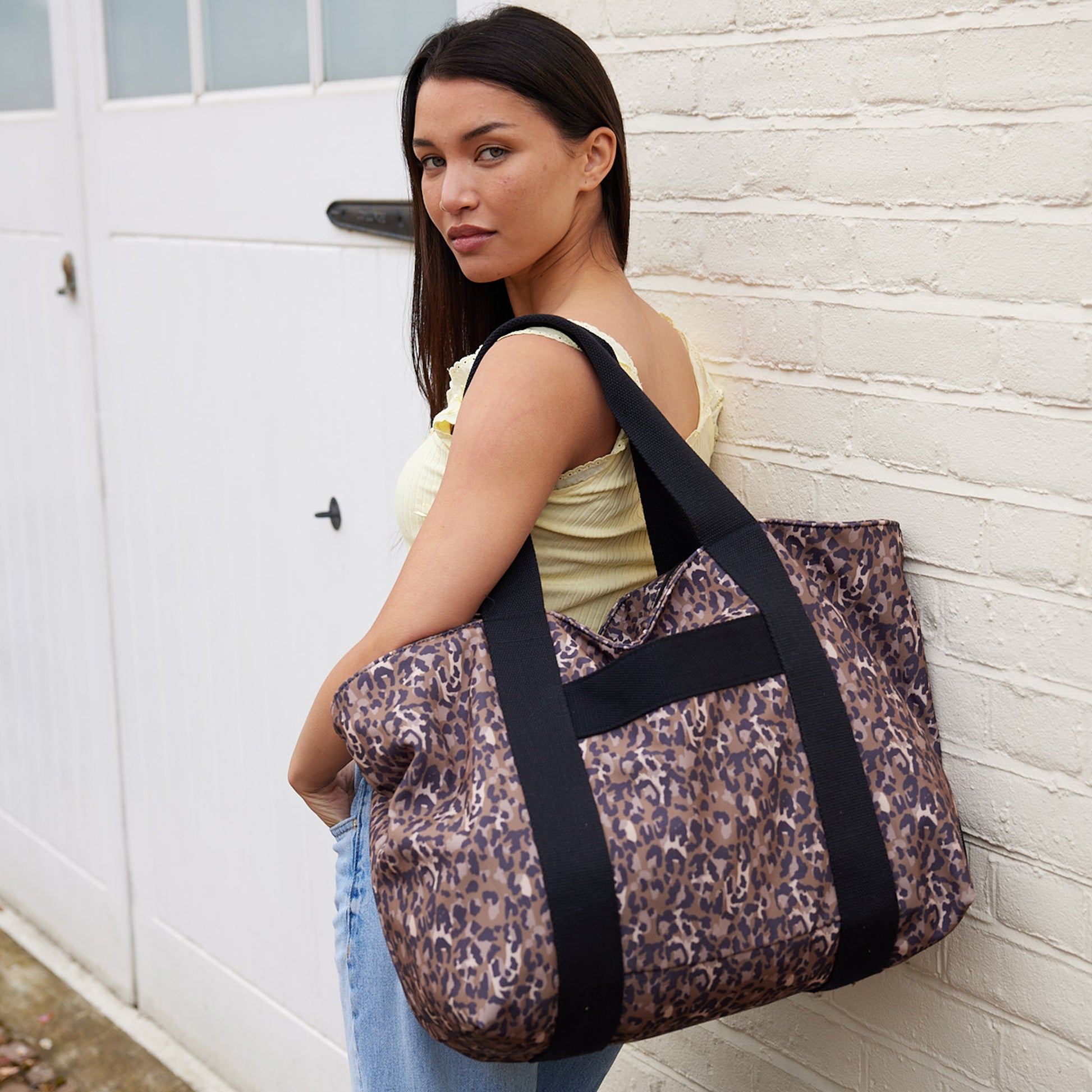 Kind Bag Carryall Tote Leopard