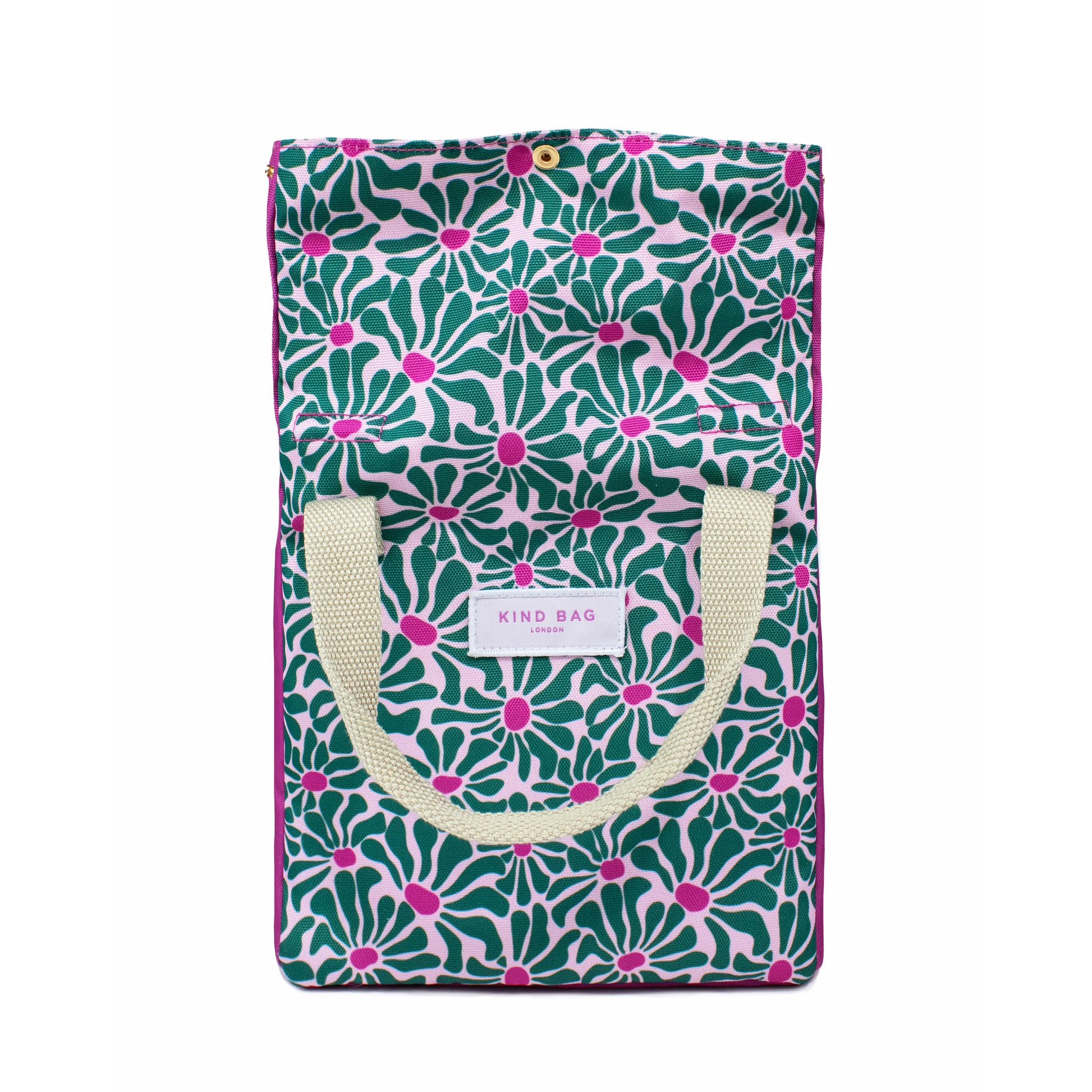 Kind Bag Lunch Bag Abstract Flowers