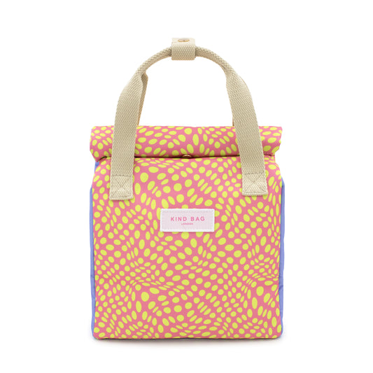 Kind Bag Lunch Bag Twisted Polka Pink & Yellow