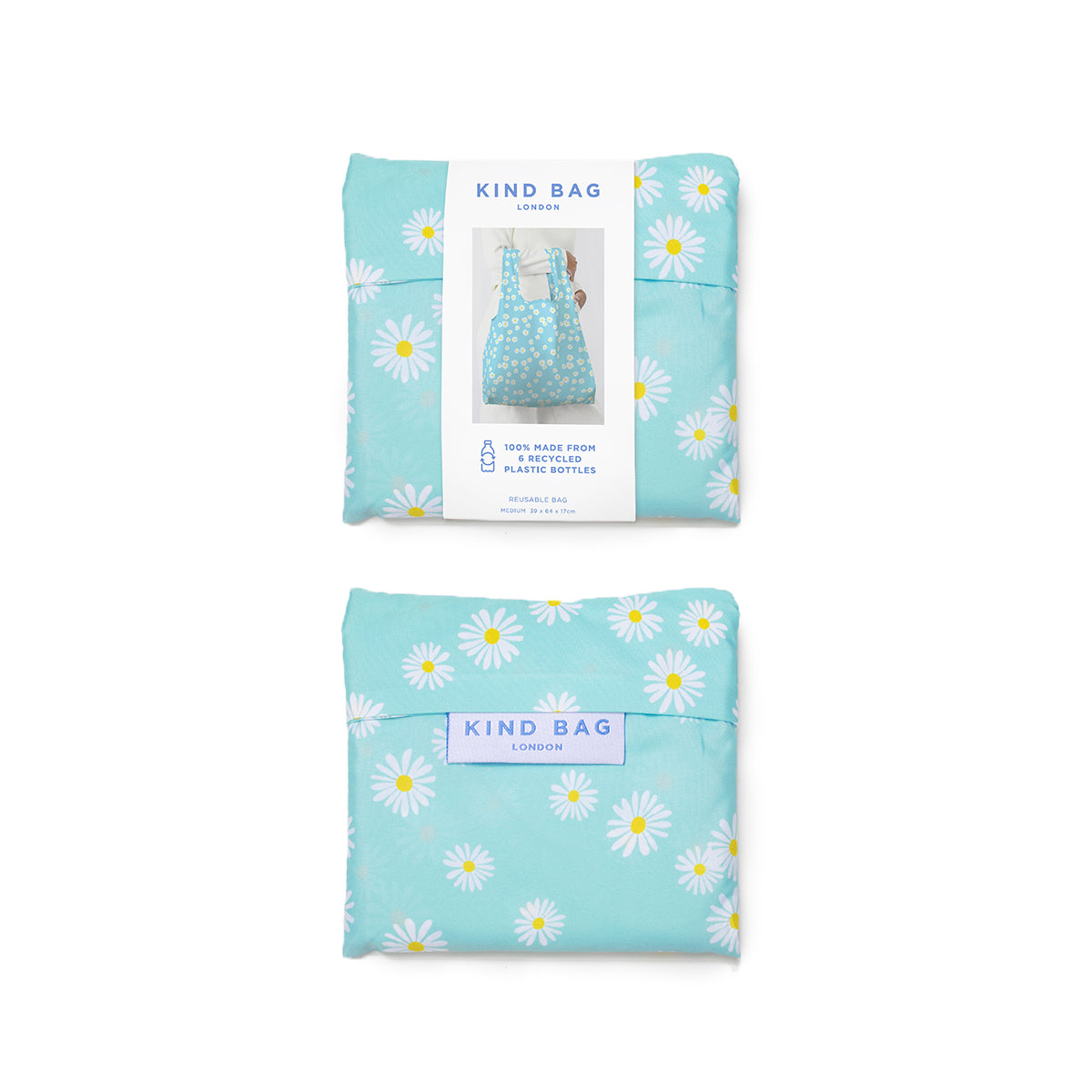 Kind Bag Reusable Bag Medium Daisy Blue