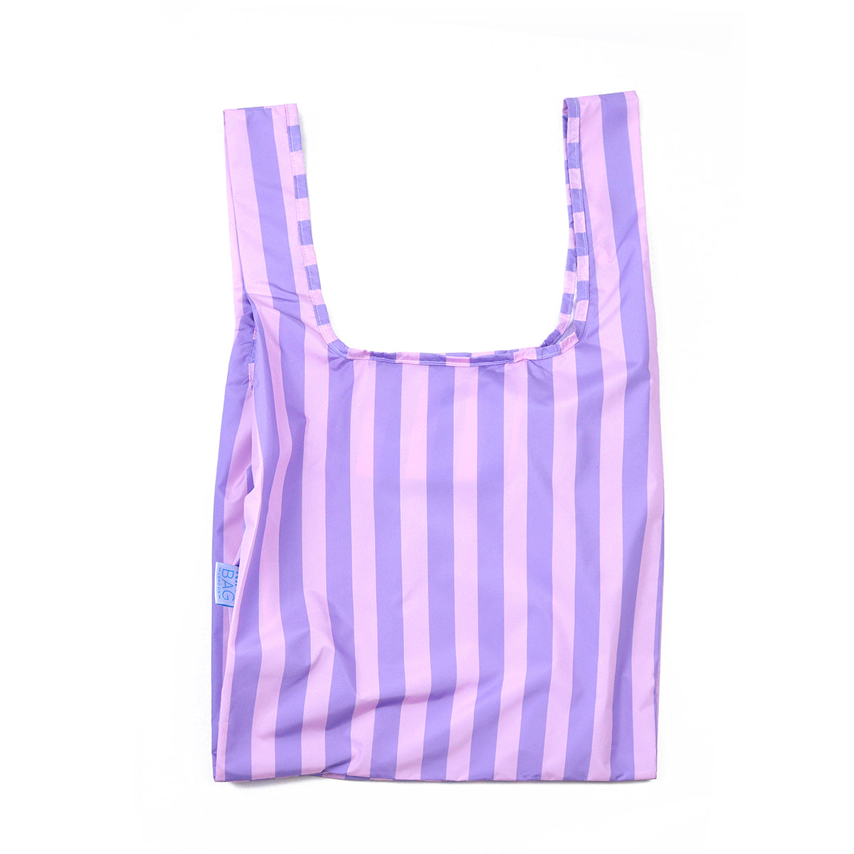 Reusable Bag Medium Purple Stripes