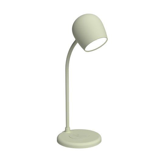 Kreafunk Ellie Dusty Olive Lamp Speaker and Wireless Charger Lamp Speaker and Wireless Charger