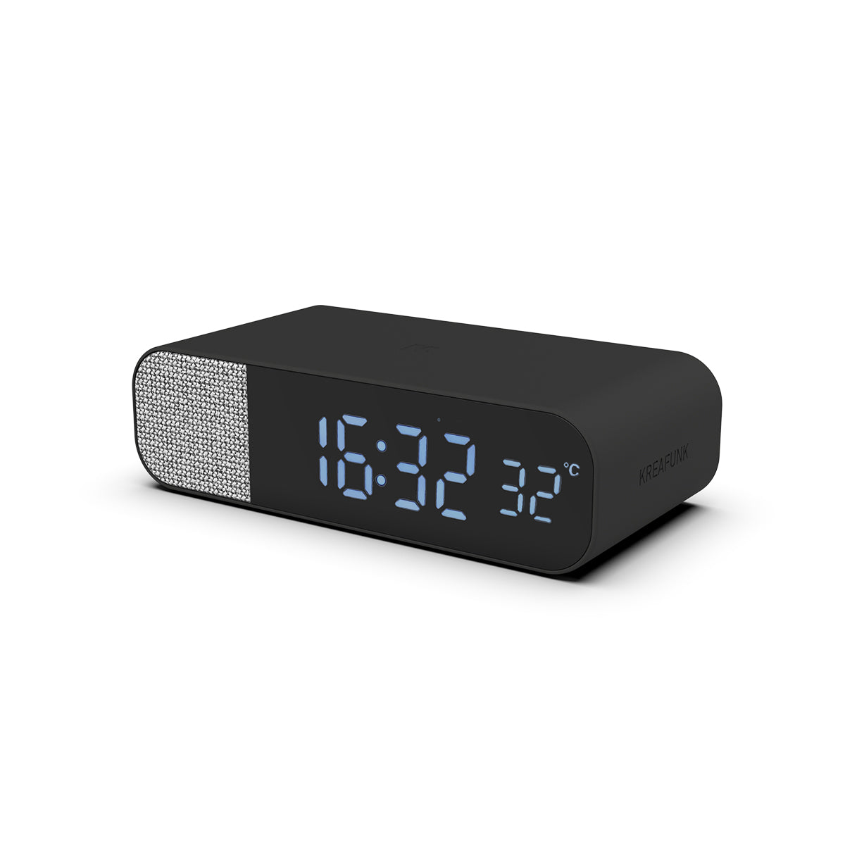 Kreafunk aWake 2 Black Alarm Clock Speaker and Wireless Charger Alarm Clock Speaker and Wireless Charger