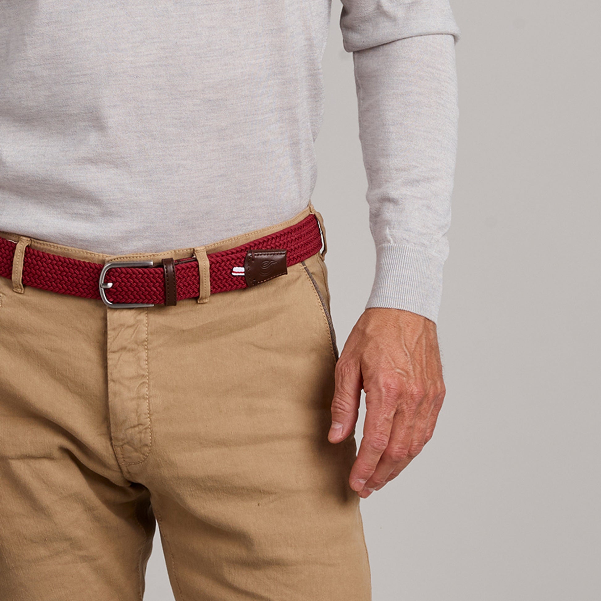 La Boucle La Boucle Mono Bordeaux Woven Belt Woven Belt