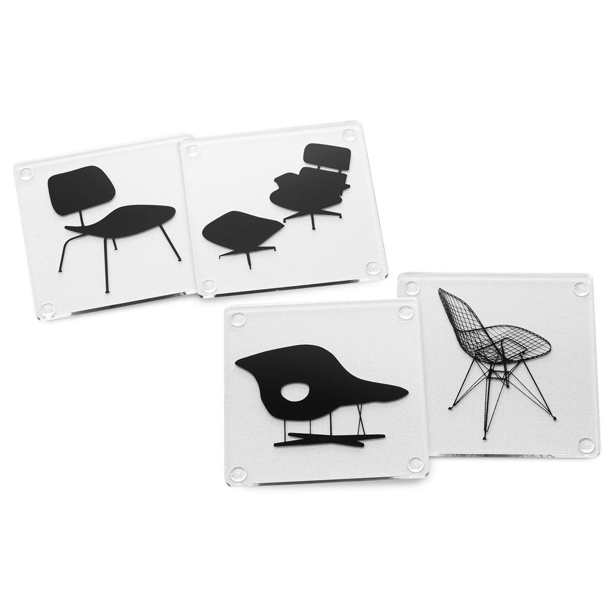 Eames Chair Coasters (set of 4)