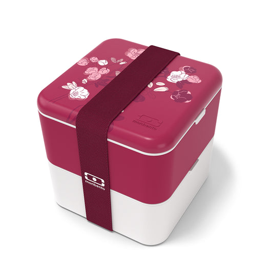 Monbento MB Square Graphic Magnolia Lunch Box Lunch Box