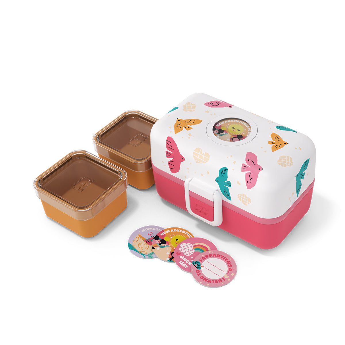 Monbento MB Kids Tresor Graphic Birds Kids Lunch Box Kids Lunch Box