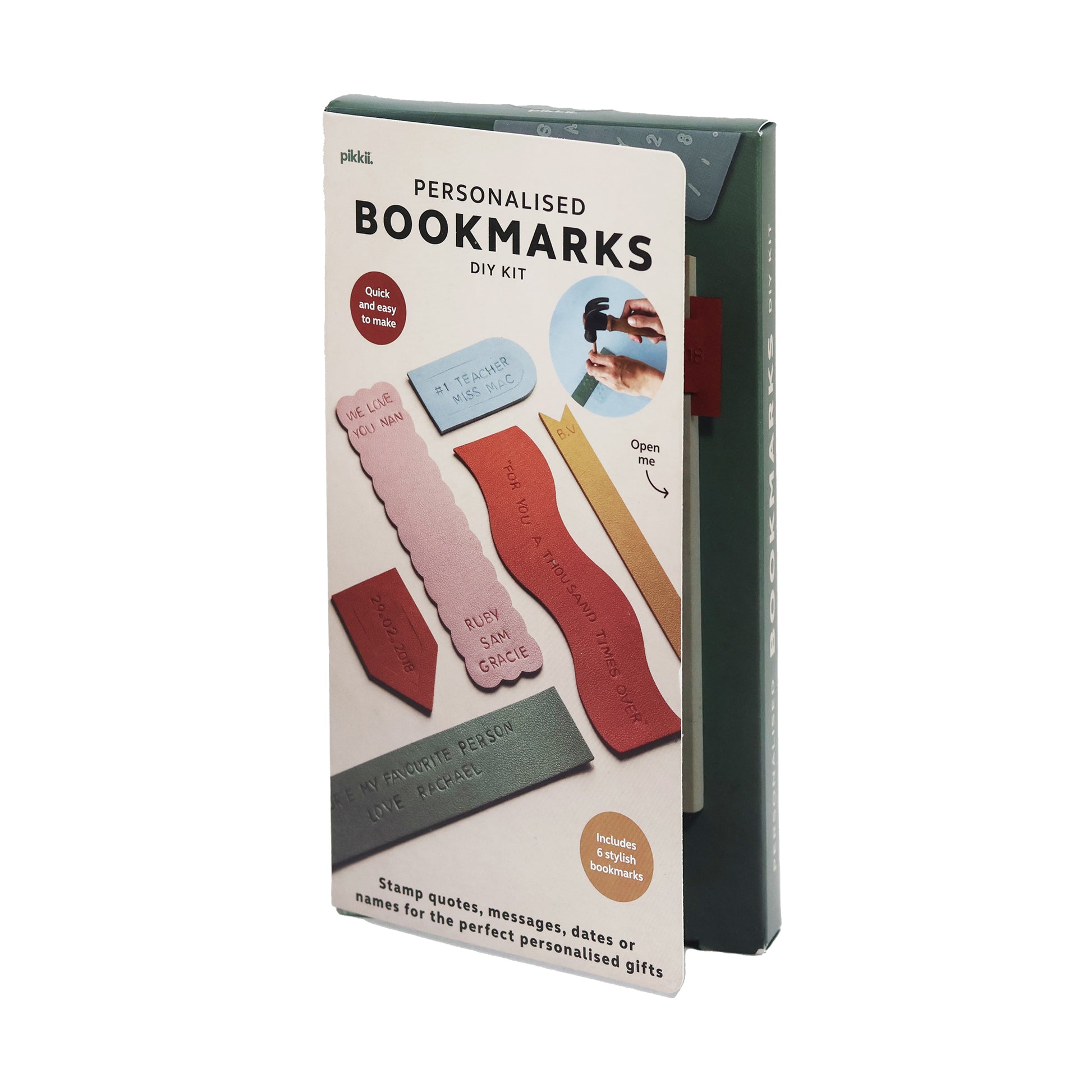 Pikkii Bookmarks Personalised DIY Kit