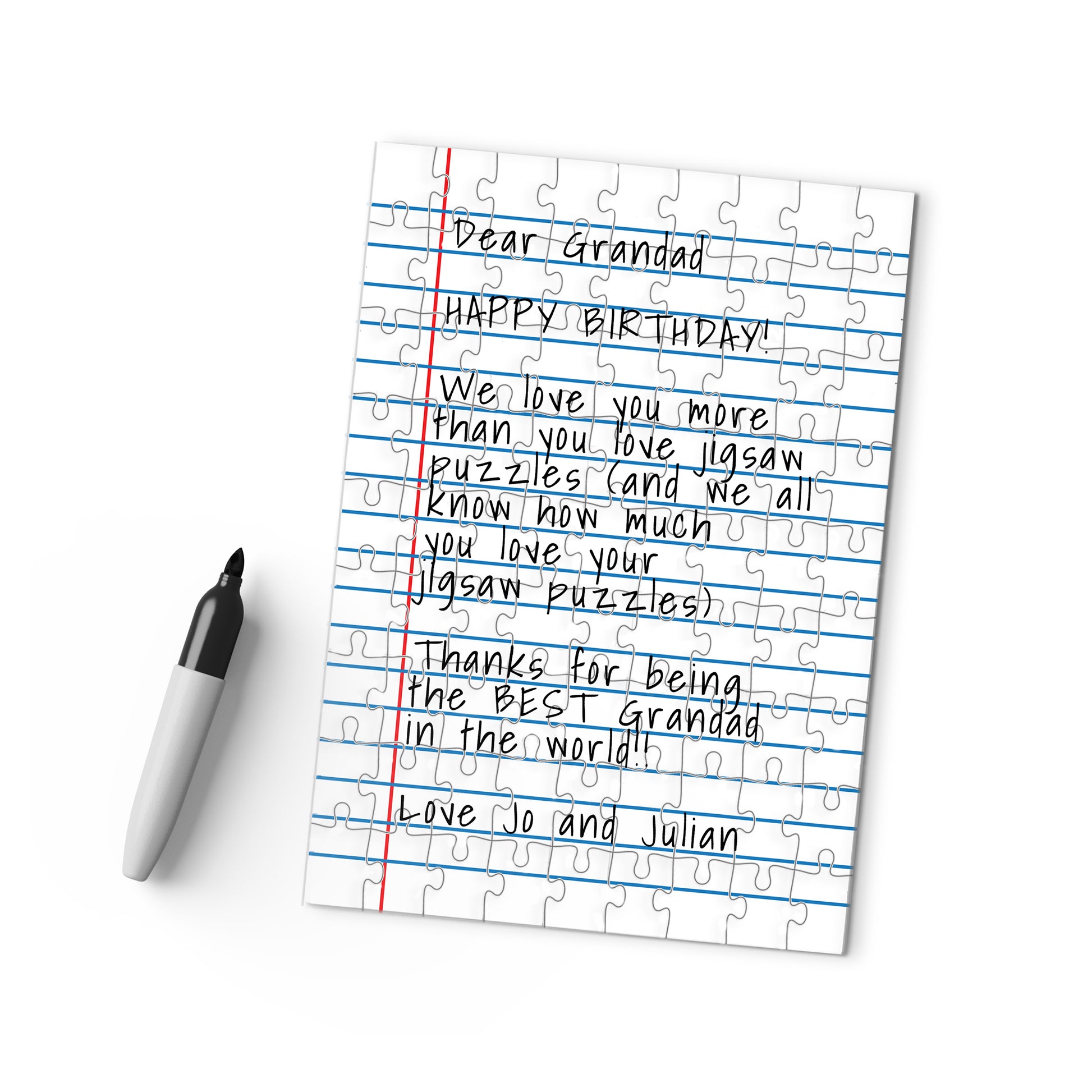 Pikkii Jigsaw Puzzle Kit Letter